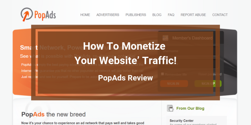 Popads PopAds Review: Best Pop Under Ad Network or Scam? - More Blogging